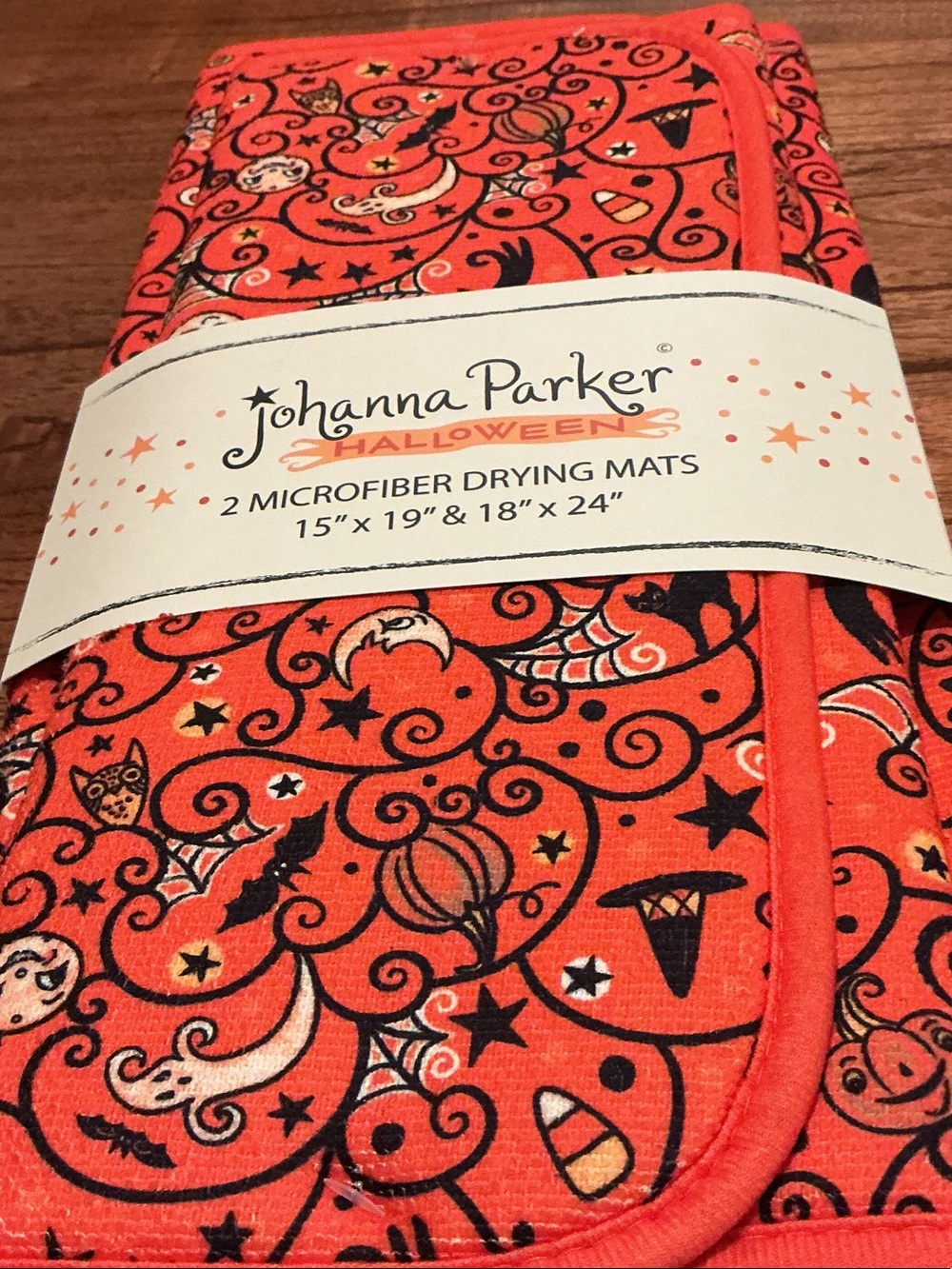 Johanna Parker Halloween Drying Mats - Set of 2